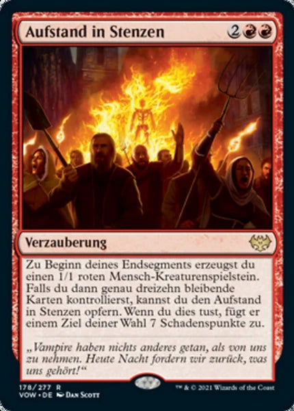 Sammelkarten MTG Aufstand in Stenzen VOW #178 (DEU)