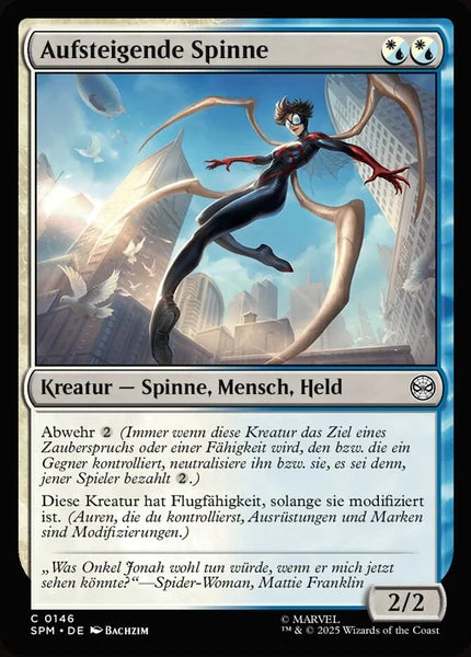 Sammelkarten MTG Aufsteigende Spinne SPM #146 (DEU)