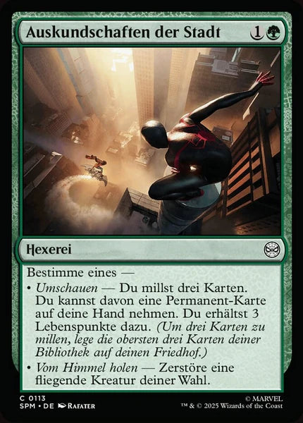 Sammelkarten MTG Auskundschaften der Stadt SPM #113 (DEU)
