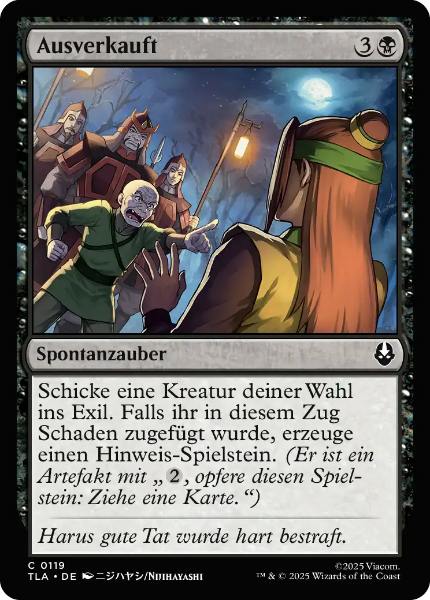Sammelkarten MTG Ausverkauft TLA #119