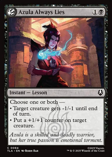 Sammelkarten MTG Azula Always Lies TLA #84 (ENG)