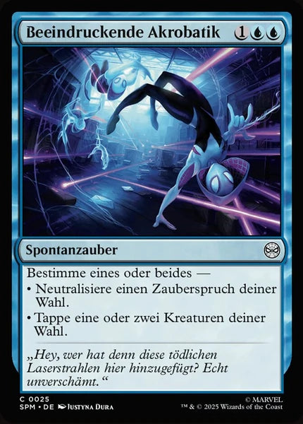 Sammelkarten MTG Beeindruckende Akrobatik SPM #25 (DEU)