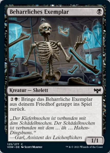 Sammelkarten MTG Beharrliches Exemplar VOW #125 (DEU)