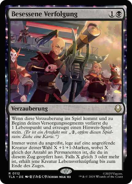 Sammelkarten MTG Besessene Verfolgung TLA 112