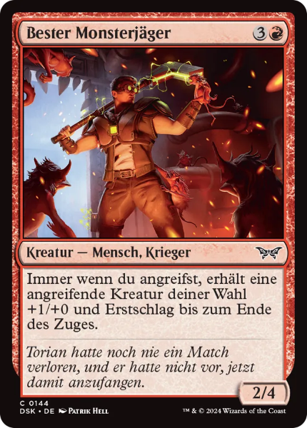 Sammelkarten MTG Bester Monsterjäger DSK #144