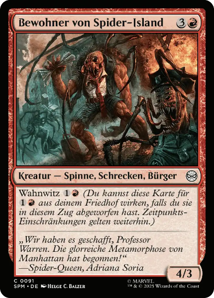 Sammelkarten MTG Bewohner von Spider-Island SPM #91