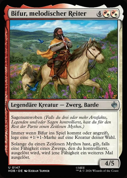 Sammelkarten MTG Bifur, melodischer Reiter HOB #147 (DEU)