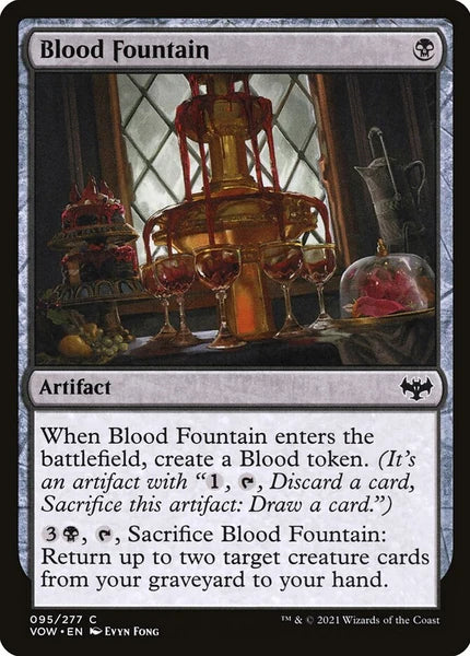 Sammelkarten MTG Blood Fountain VOW #95 (ENG)