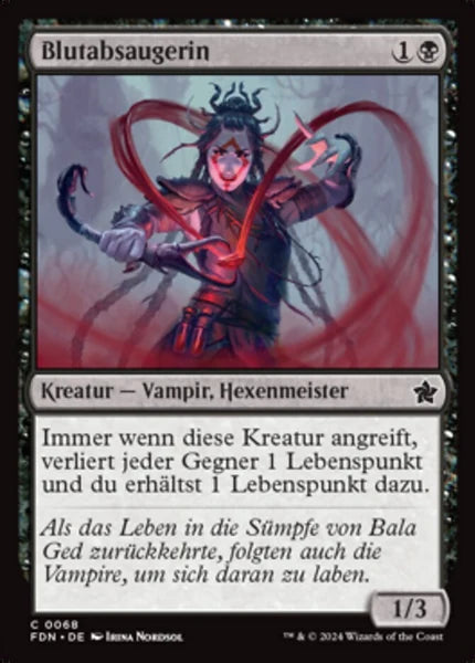 Sammelkarten MTG Blutabsaugerin FDN #68 (DEU)