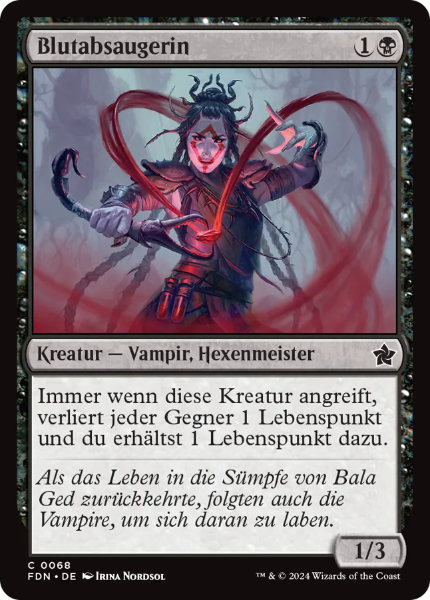 Sammelkarten MTG Blutabsaugerin FDN #68 (DEU)