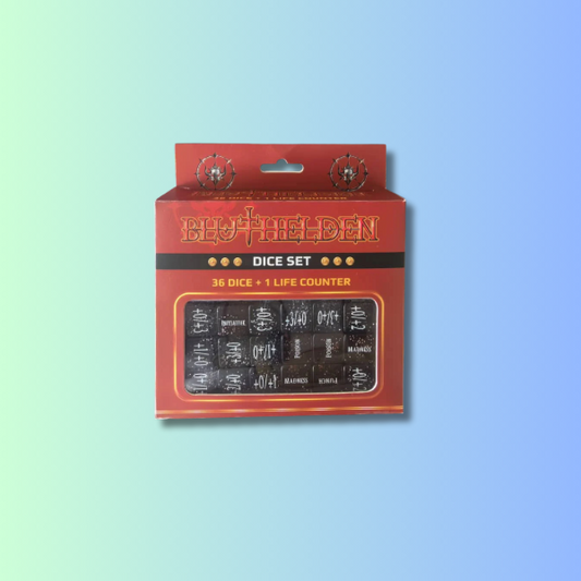 Bluthelden Würfelset + Life Counter