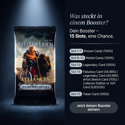 Alliances Booster-Display (englisch)