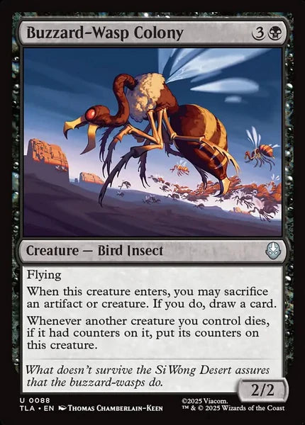 Sammelkarten MTG Buzzard-Wasp Colony TLA #88 (ENG)