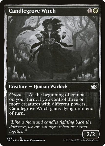 Sammelkarten MTG Candlegrove Witch DBL #8 (ENG)