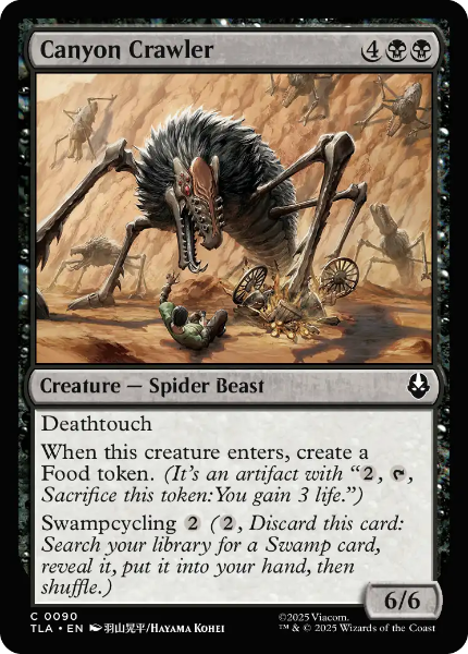 Sammelkarten MTG Canyon Crawler TLA #90 Foil
