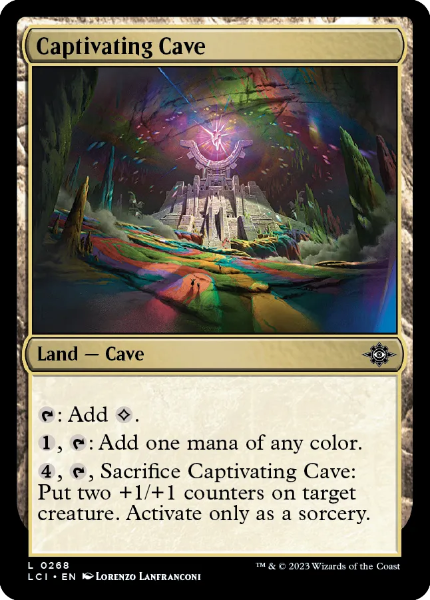 Sammelkarten MTG Captivating Cave LCI #268 Foil
