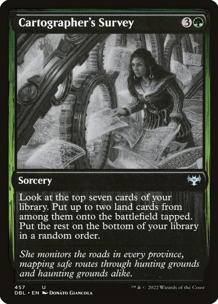 Sammelkarten MTG Cartographer's Survey DBL #457 (ENG)
