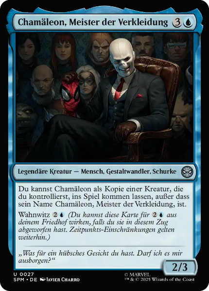 Sammelkarten MTG Chamäleon, Meister der Verkleidung SPM #27