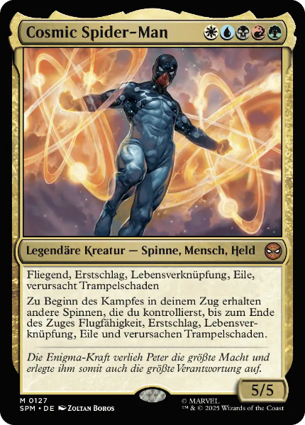 Sammelkarten MTG Cosmic Spider-Man SPM #127