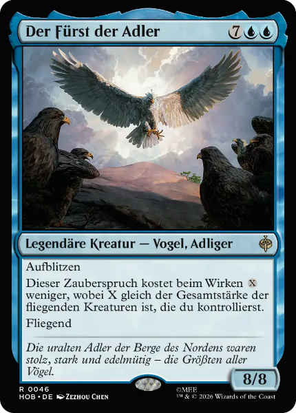 Sammelkarten MTG Der Fürst der Adler HOB #46 (DEU)