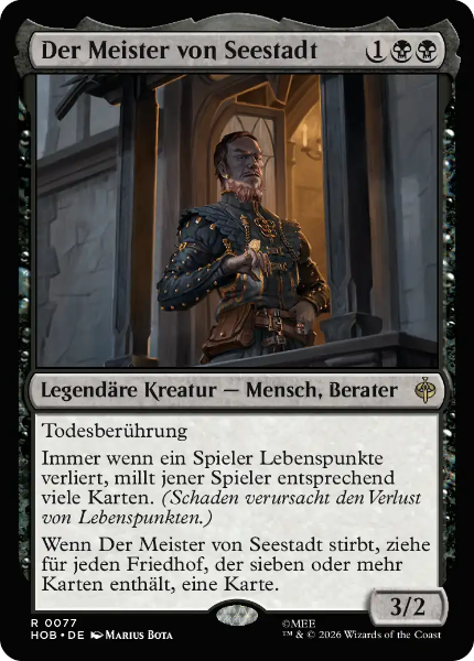 Sammelkarten MTG Der Meister von Seestadt HOB #77 (DEU)