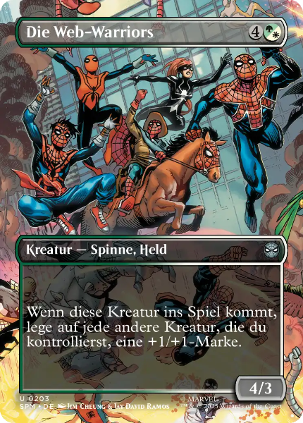 Sammelkarten MTG Die Web-Warriors SPM #203