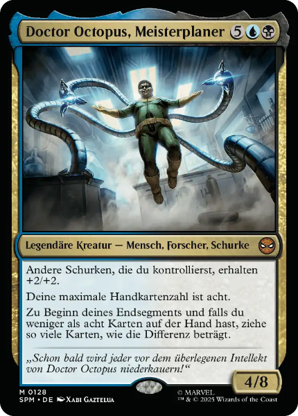 Sammelkarten MTG Doctor Octopus, Meisterplaner SPM #128
