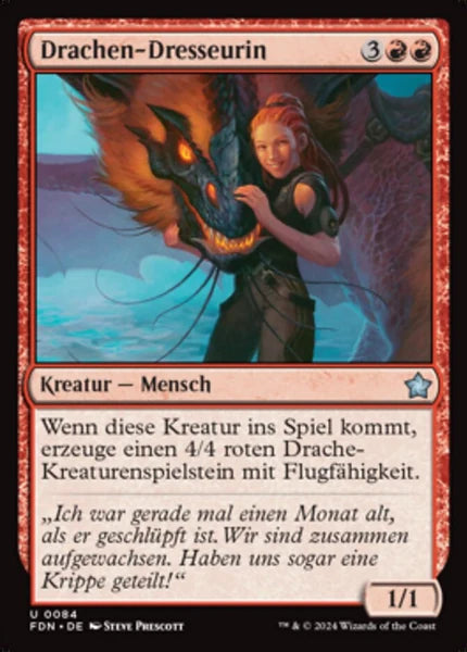 Sammelkarten MTG Drachen-Dresseurin FDN #84 (DEU)