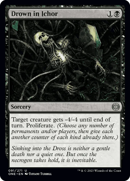 Sammelkarten MTG Drown in Ichor ONE #91