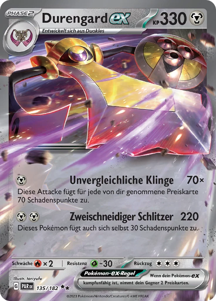 Sammelkarten Pokemon Durengard 135/182 Holo