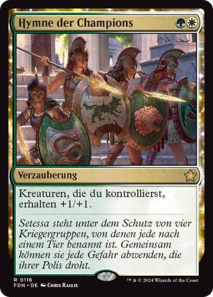 Sammelkarten MTG Hymne der Champions FDN #116
