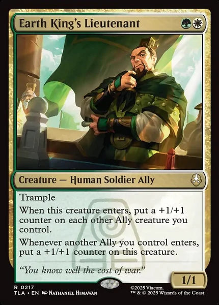 Sammelkarten MTG Earth King's Lieutenant TLA #217 (ENG)