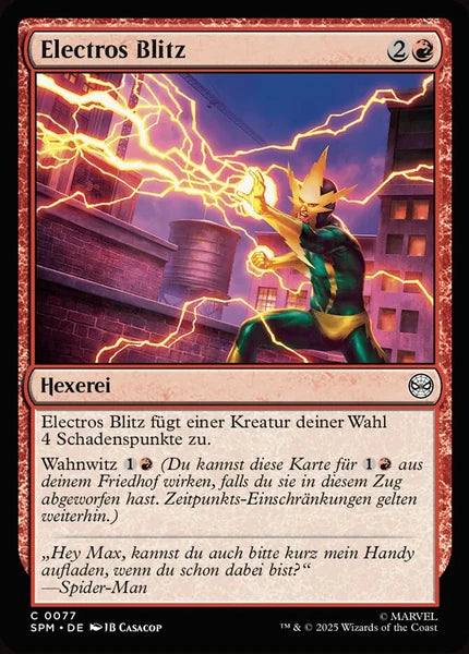Sammelkarten MTG Electros Blitz SPM #77 (DEU)