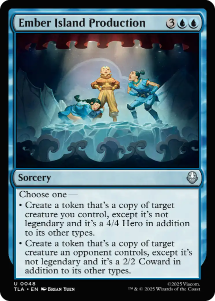 Sammelkarten MTG Ember Island Production TLA #48 Foil