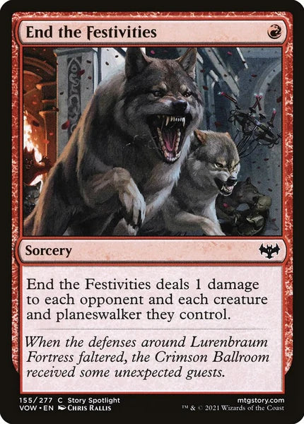 Sammelkarten MTG End the Festivities VOW #155 (ENG)