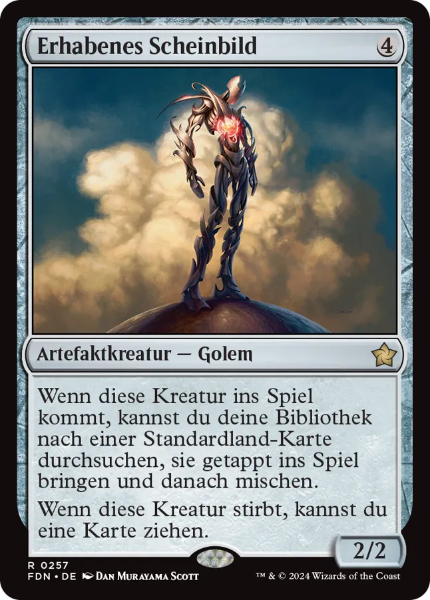 Sammelkarten MTG Erhabenes Scheinbild FDN #257