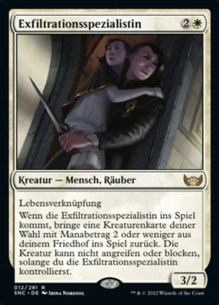 Sammelkarten MTG Exfiltrationsspezialistin SNC #12 (DEU)