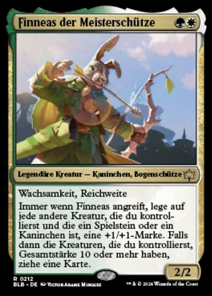Sammelkarten MTG Finneas der Meisterschütze BLB #212 (DEU)