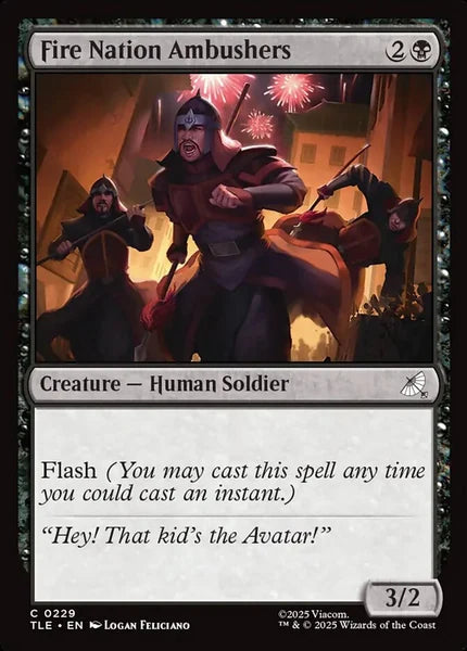 Sammelkarten MTG Fire Nation Ambushers TLE #229 (ENG)