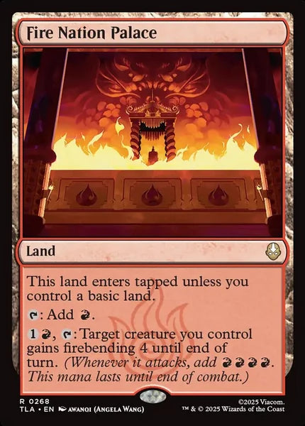 Sammelkarten MTG Fire Nation Palace TLA #268 (ENG)