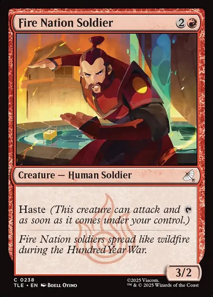 Sammelkarten MTG Fire Nation Soldier TLE #238 (ENG)
