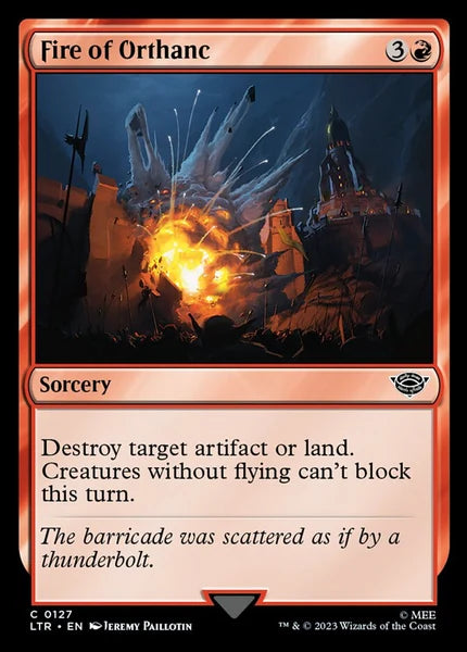 Sammelkarten MTG Fire of Orthanc LTR #127 (ENG)
