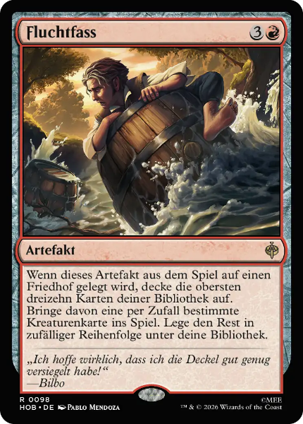 Sammelkarten MTG Fluchtfass HOB #98 (DEU)