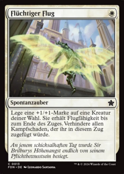 Sammelkarten MTG Flüchtiger Flug FDN #13 (DEU)