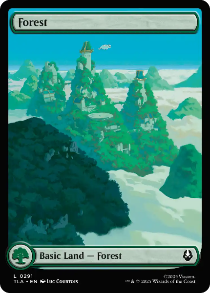 Sammelkarten MTG Forest TLA #291 Foil