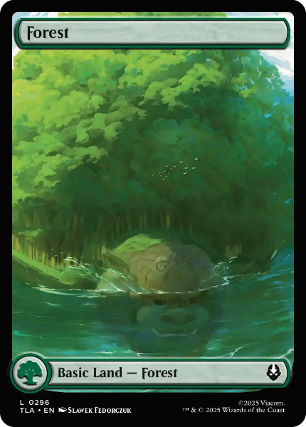 Sammelkarten MTG Forest TLA #296 Foil (ENG)