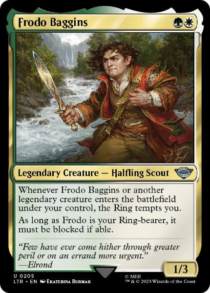 Sammelkarten MTG Frodo Baggins LTR #205