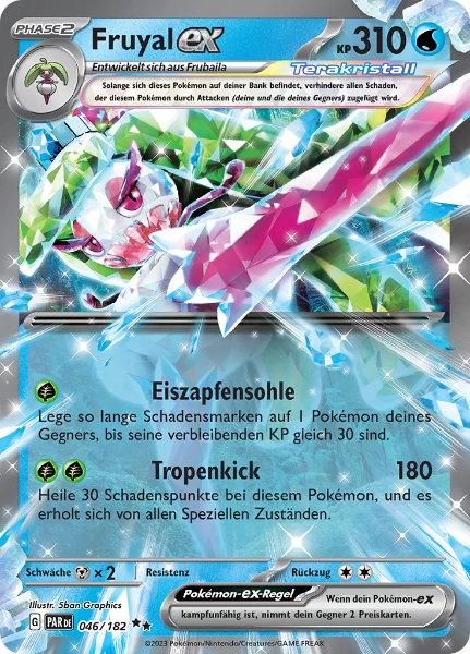 Sammelkarten Pokemon Fruyal ex 046/182 Fullart