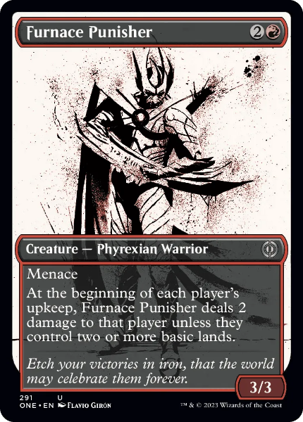 Sammelkarten MTG Furnace Punisher ONE #291