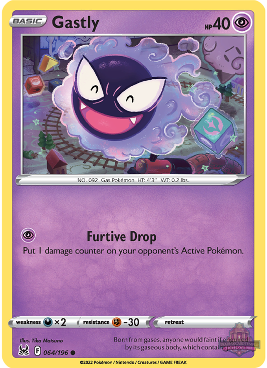 Sammelkarten Pokemon Gastly 064/196